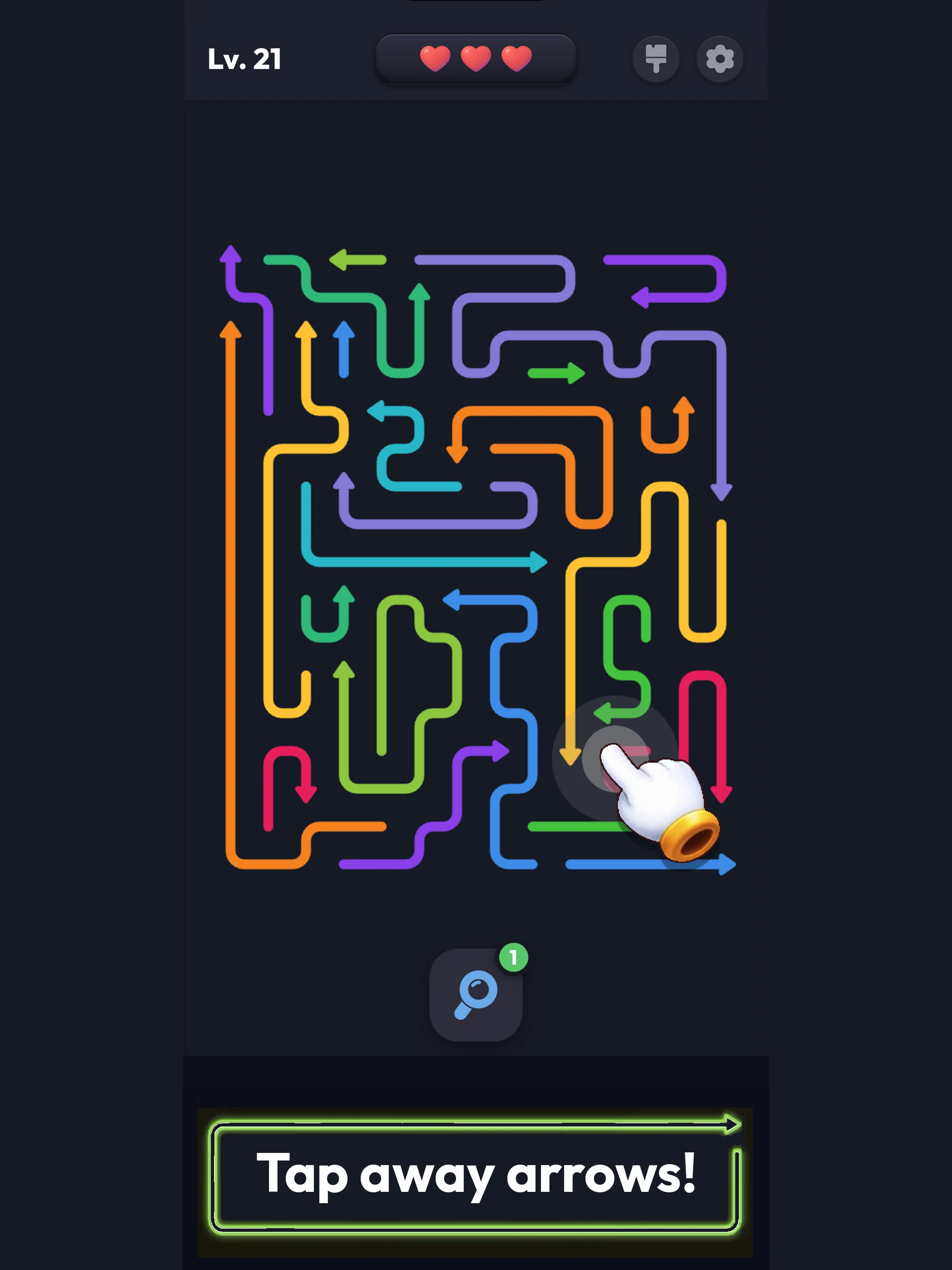 Arrow Rush: Escape Puzzle screenshot