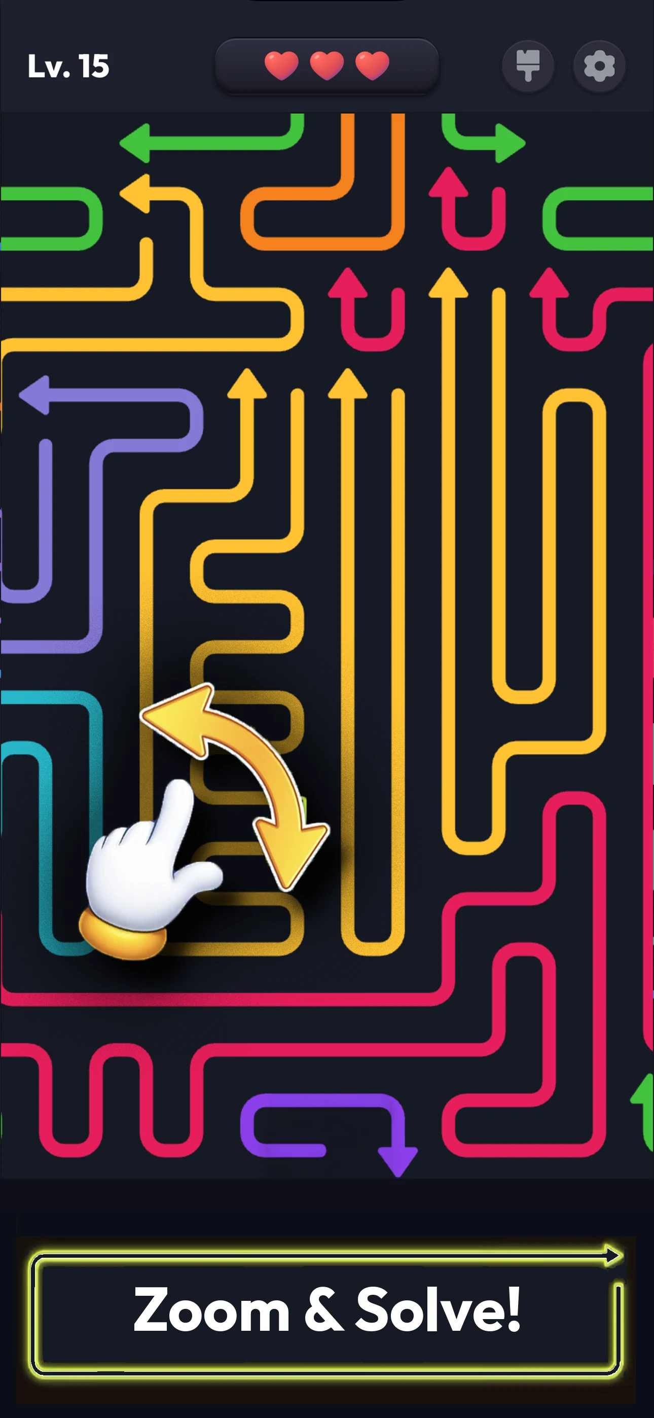 Arrow Rush: Escape Puzzle screenshot