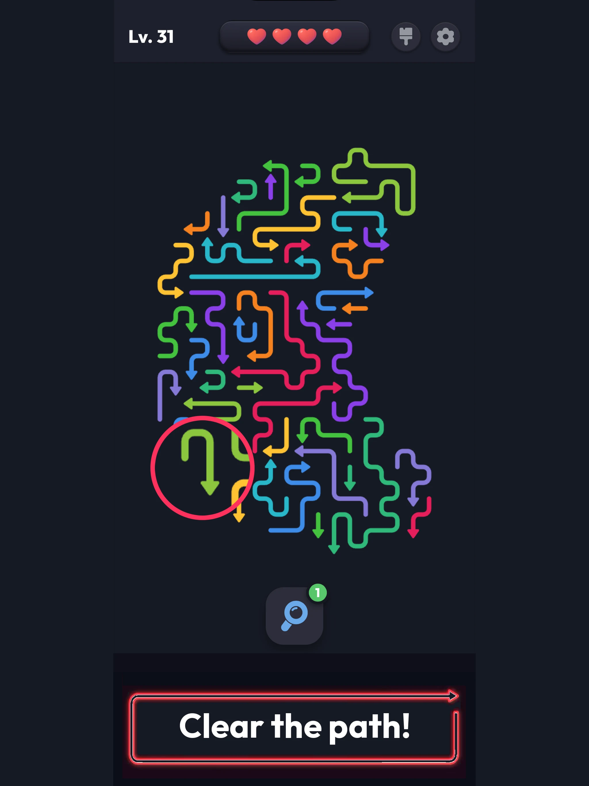 Arrow Rush: Escape Puzzle screenshot