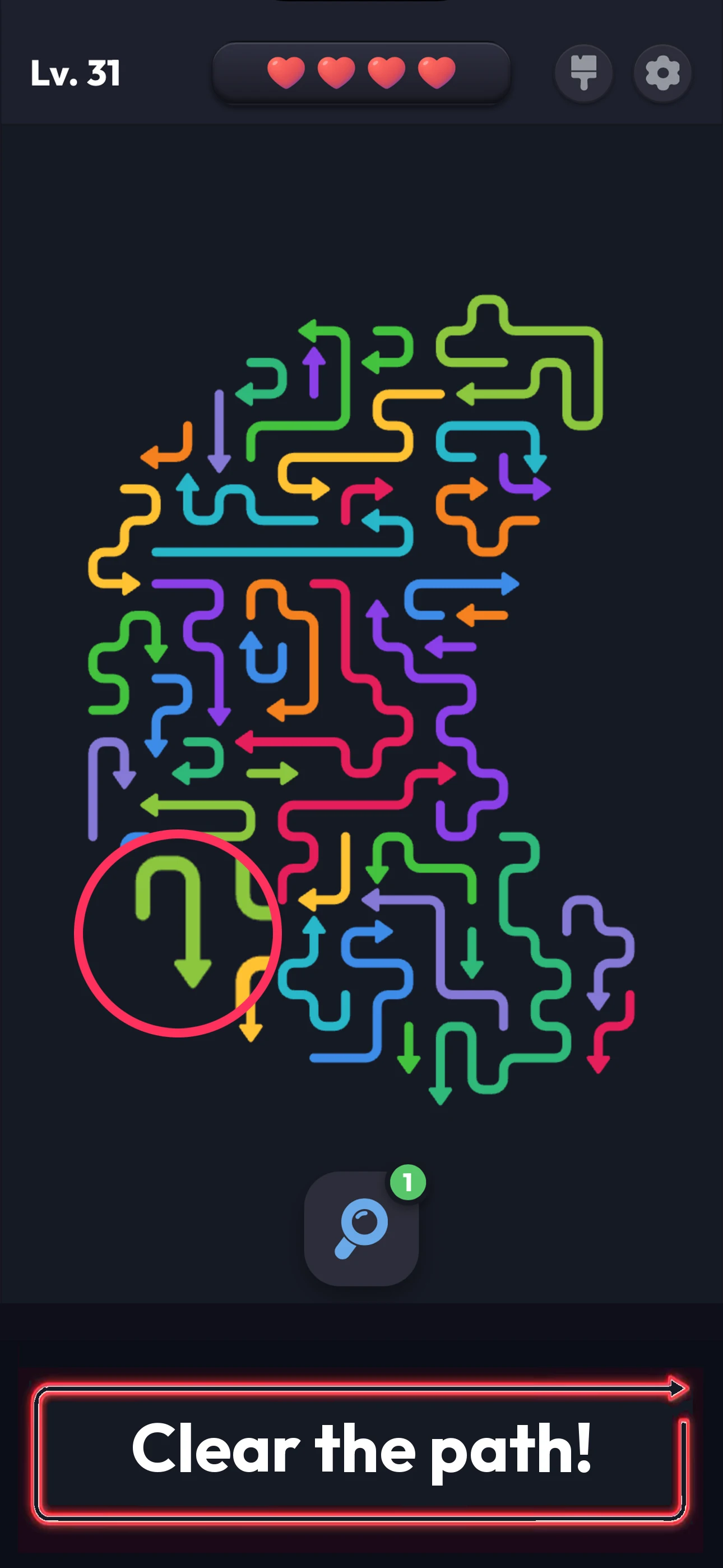 Arrow Rush: Escape Puzzle screenshot